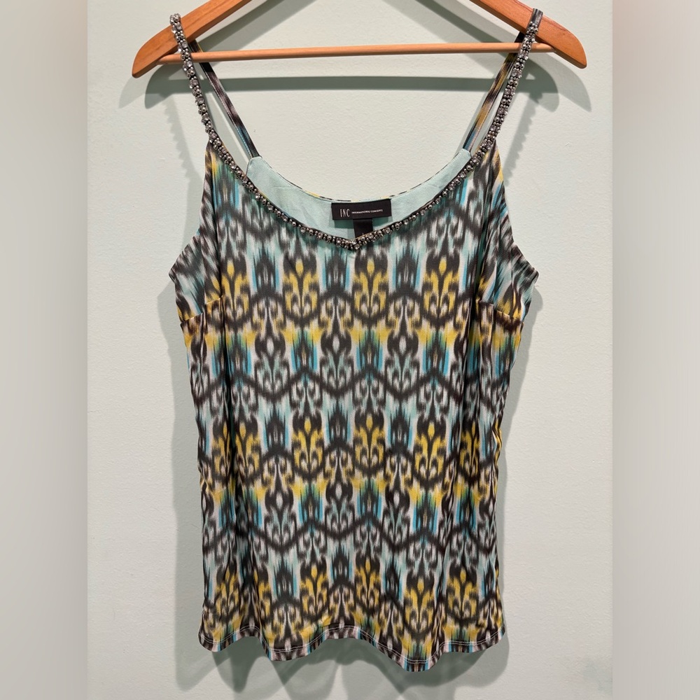 INC NWOT beaded tank top